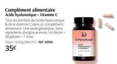 Dr Pierre Ricaud - Complément Alimentaire offre à 35€ sur Dr Pierre Ricaud