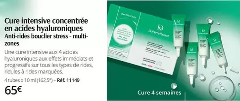 Dr Pierre Ricaud - Cure Intensive Concentrée En Acides Hyaluroniques offre à 65€ sur Dr Pierre Ricaud