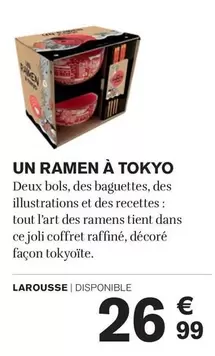 Larousse - Un Ramen À Tokyo