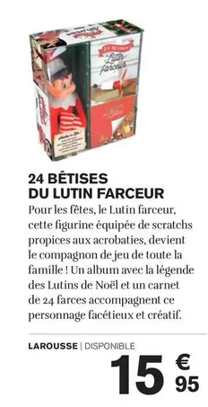 Larousse - 24 Bétises Du Lutin Farceur