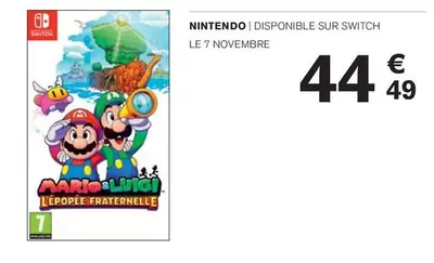 Nintendo -  Idisponible Sur Switch