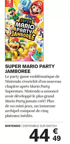 Nintendo - Super Mario Party Jamboree