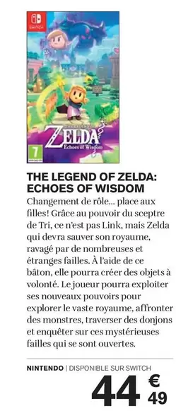 nintendo - the legend of zelda: echoes of wisdom