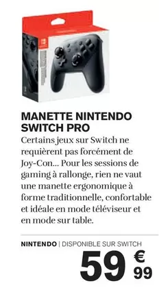 Nintendo - Manette  Switch Pro