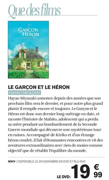 le garçon et le héron