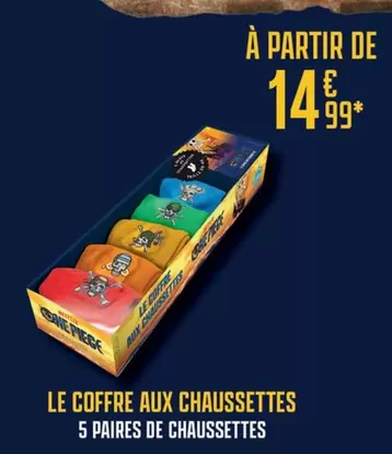 le coffre aux chaussettes 5 paires de chaussettes