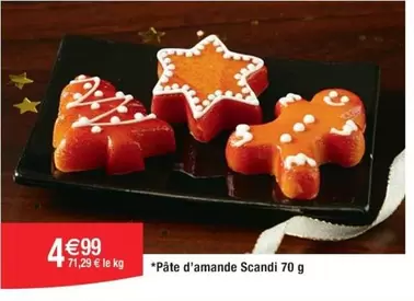 Pâte D'amande Scandi offre à 4,99€ sur Cora