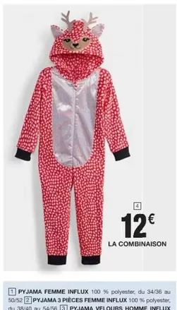 Influx - Pyjama Femme Influx offre à 12€ sur Cora