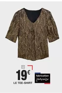 Tee-shirt offre à 19€ sur Cora