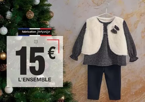 Ensemble Bébé offre sur Cora