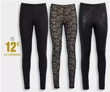 Legging offre à 12€ sur Cora