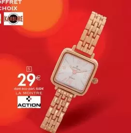 La Montre Action offre à 29€ sur Cora