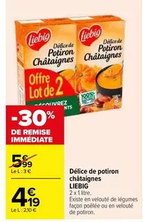 liebig - délice de potiron châtaignes