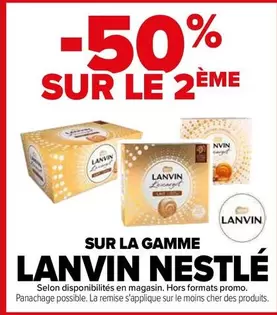 Lanvin -  Nestle - Sur La Gamme