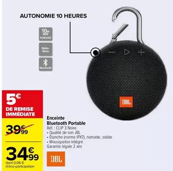 JBL - Enceinte Bluetooth Portable