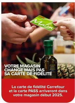 Carrefour : Votre Magasin Évolue, Votre Carte de Fidélité Reste !