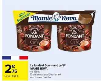 Mamie Nova - Le fondant Gourmand cafe