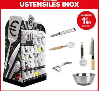 ustensiles inox