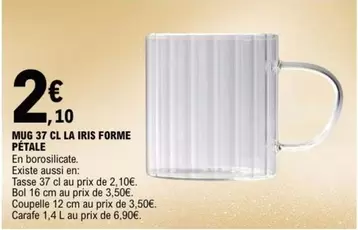 Mug 37 Cl La Iris Forme Pétale