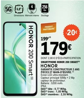 HONOR - Smartphone  200 Smart