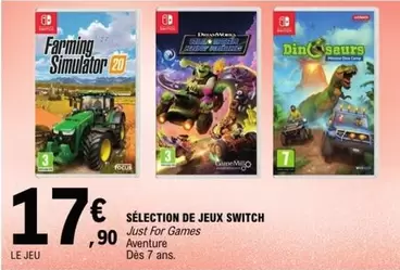 Sélection De Jeux Switch