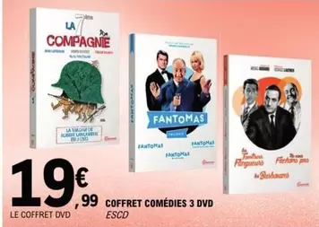 Comédies 3 Dvd - Coffret Dvd