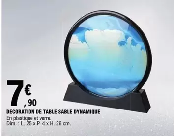 Decoration De Table Sable Dynamique