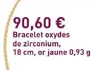 Bracelet Oxydes De Zirconium, 18 Cm