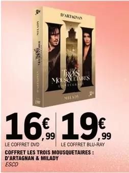 Coffret Les Trois Mousquetaires : D'Artagnan & Milady - Un cadeau d'exception pour les fans du classique littéraire