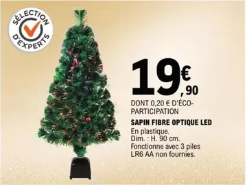 Dim - Sapin Fibre Optique Led