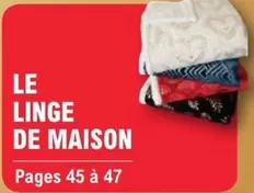 Le Linge De Maison