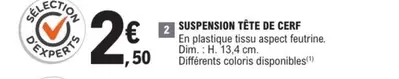 Suspension Tete De Cerf