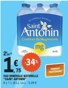 Saint Antonin - Eau Minérale Naturelle