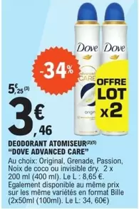 Dove - Deodorant Atomiseur