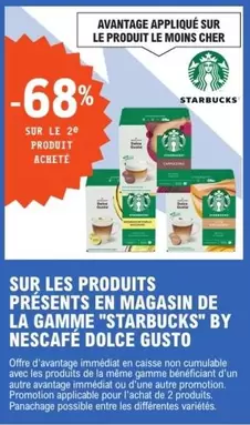 Nescafé - Découvrez la gamme Starbucks : produits, promotions et caractéristiques en magasin