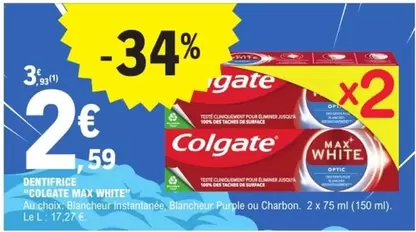 Colgate - Dentifrice