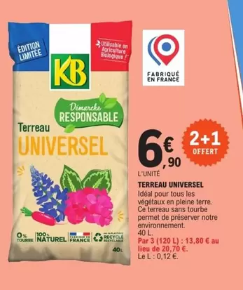 Kb - Terreau Universel