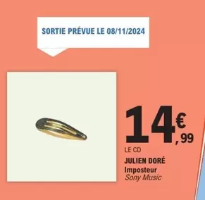 Sony - Julien Doré