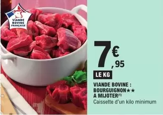 Viande Bovine: Bourguignon A Mijoter