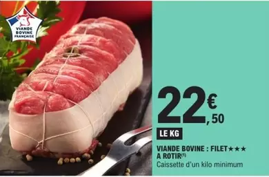 Viande Bovine: Filet À Rôtir