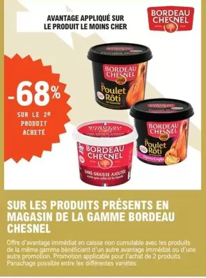 Bordeau Chesnel : Découvrez les Produits de la Gamme en Magasin - Promotions et Caractéristiques Incluses