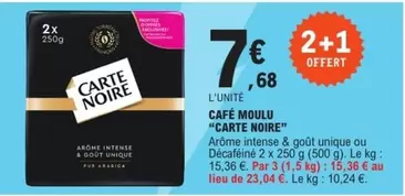 Carte noire - Café Moulu