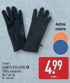 Crane - Gants Polaire