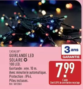 Casalux - Guirlande Led Solaire