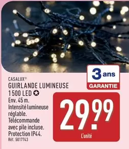 Casalux - Guirlande Lumineuse 1500 Led