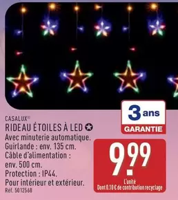 Casalux - Rideau Étoiles A Led