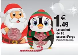 Le Sachet De 10 Sucres D'Orge offre à 1,49€ sur Bazarland