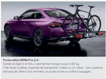 Bmw - Porte-Velos Pro 2.0 offre sur BMW