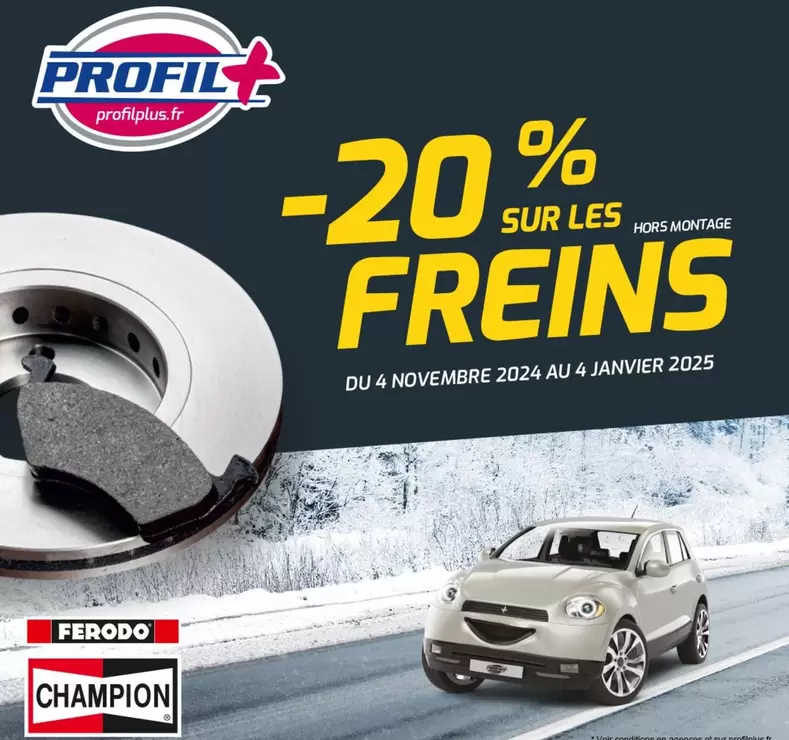 Ferodo - Sur Les Freins offre sur Profil Plus