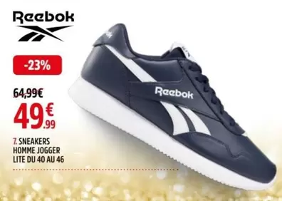 Reebok - Sneakers Homme Jogger Lite Du 40 Au 46 offre à 49,99€ sur Intersport